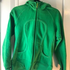 lululemon athletica Tops - Green size 6/8 Lululemon zip up hoodie lululemon athletica Tops - Green size 6/8 Lululemon zip up hoodie